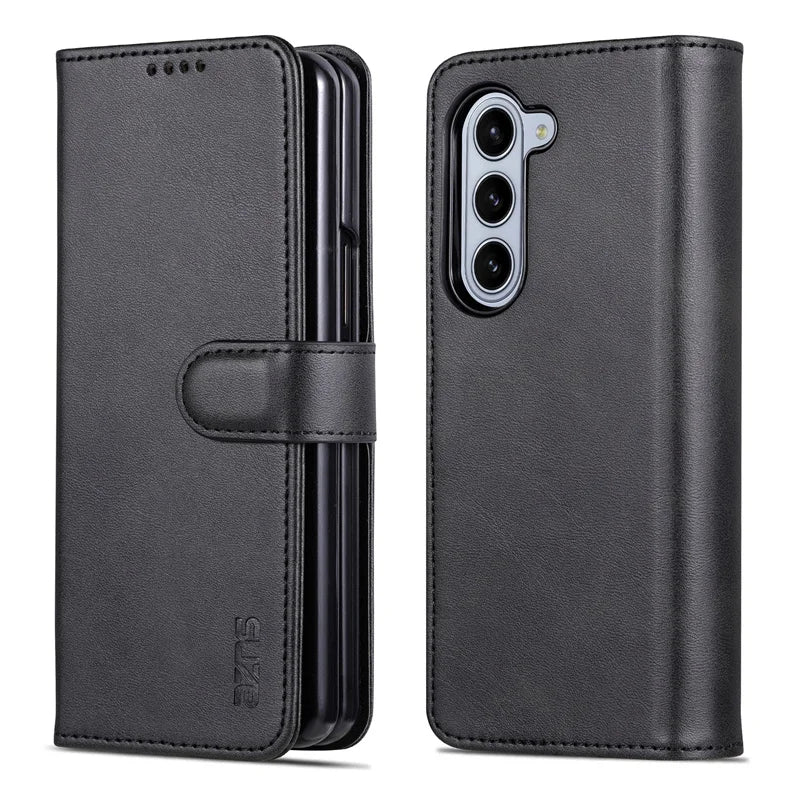 Samsung Z Fold Leather Wallet Case