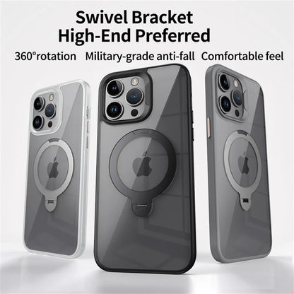 Shockproof iPhone MagSafe Ring Holder Case