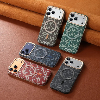 MagSafe iPhone PU Leather Case