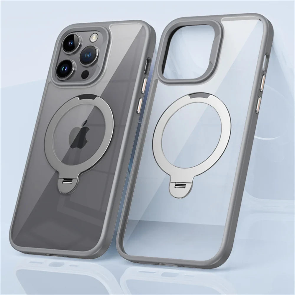 Shockproof iPhone MagSafe Ring Holder Case