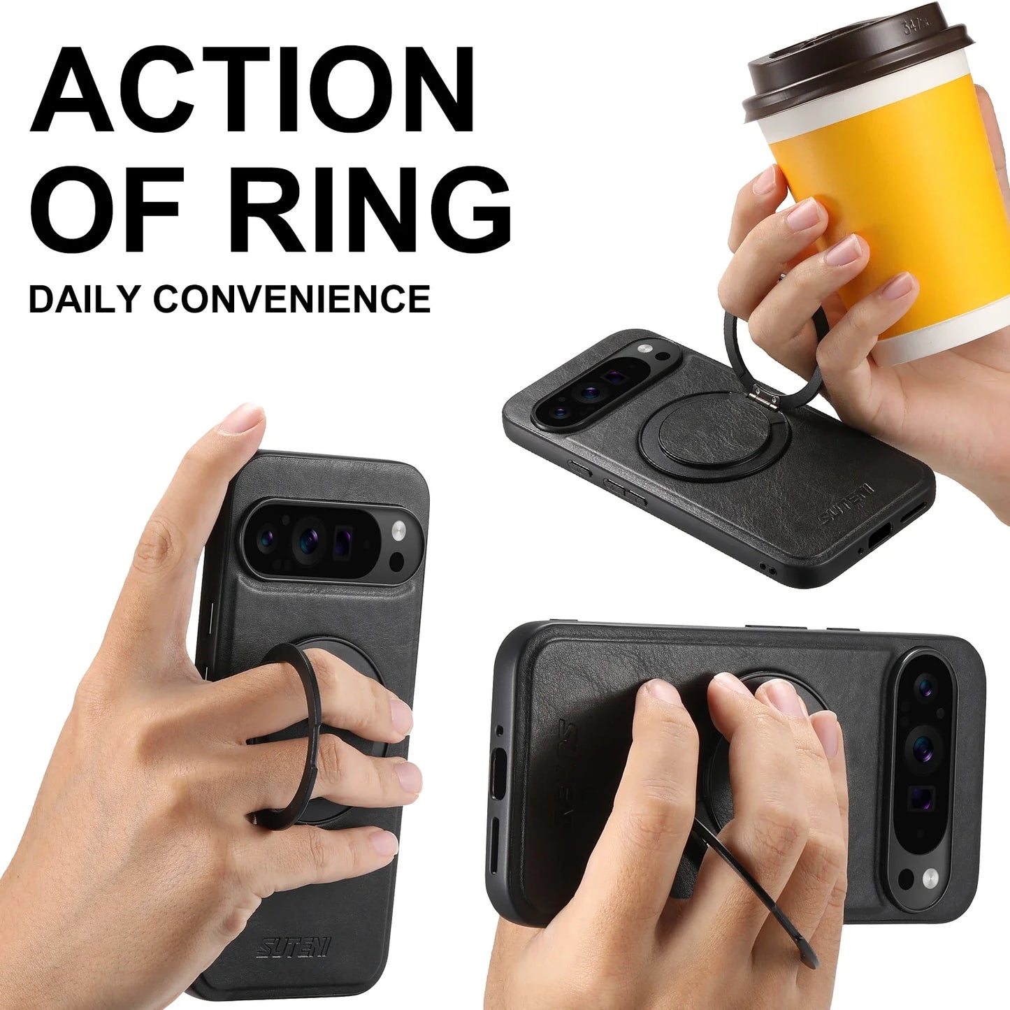 Google Pixel Magnetic Ring Holder Case