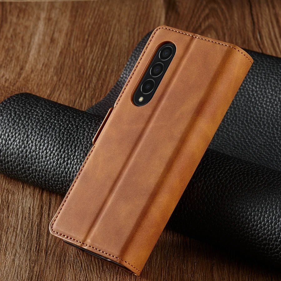 PU Leather Samsung Z Fold Wallet Case
