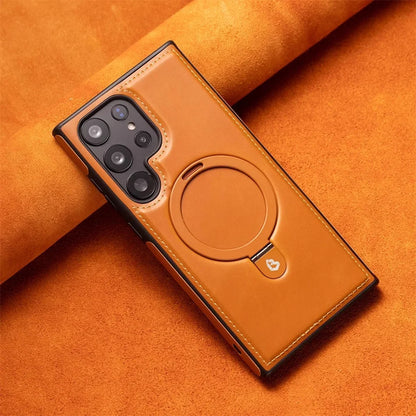 Samsung PU Leather Ring Holder Case