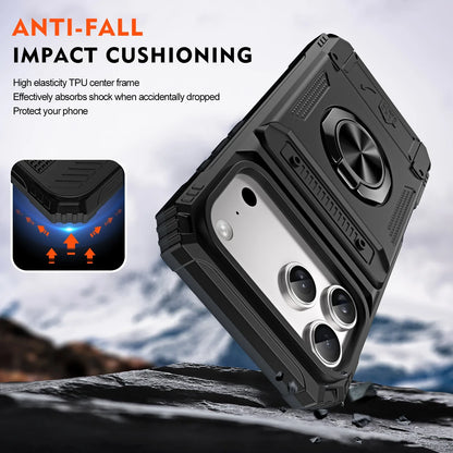 iPhone 17 Shockproof Cardholder Case