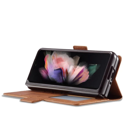 PU Leather Samsung Z Fold Wallet Case
