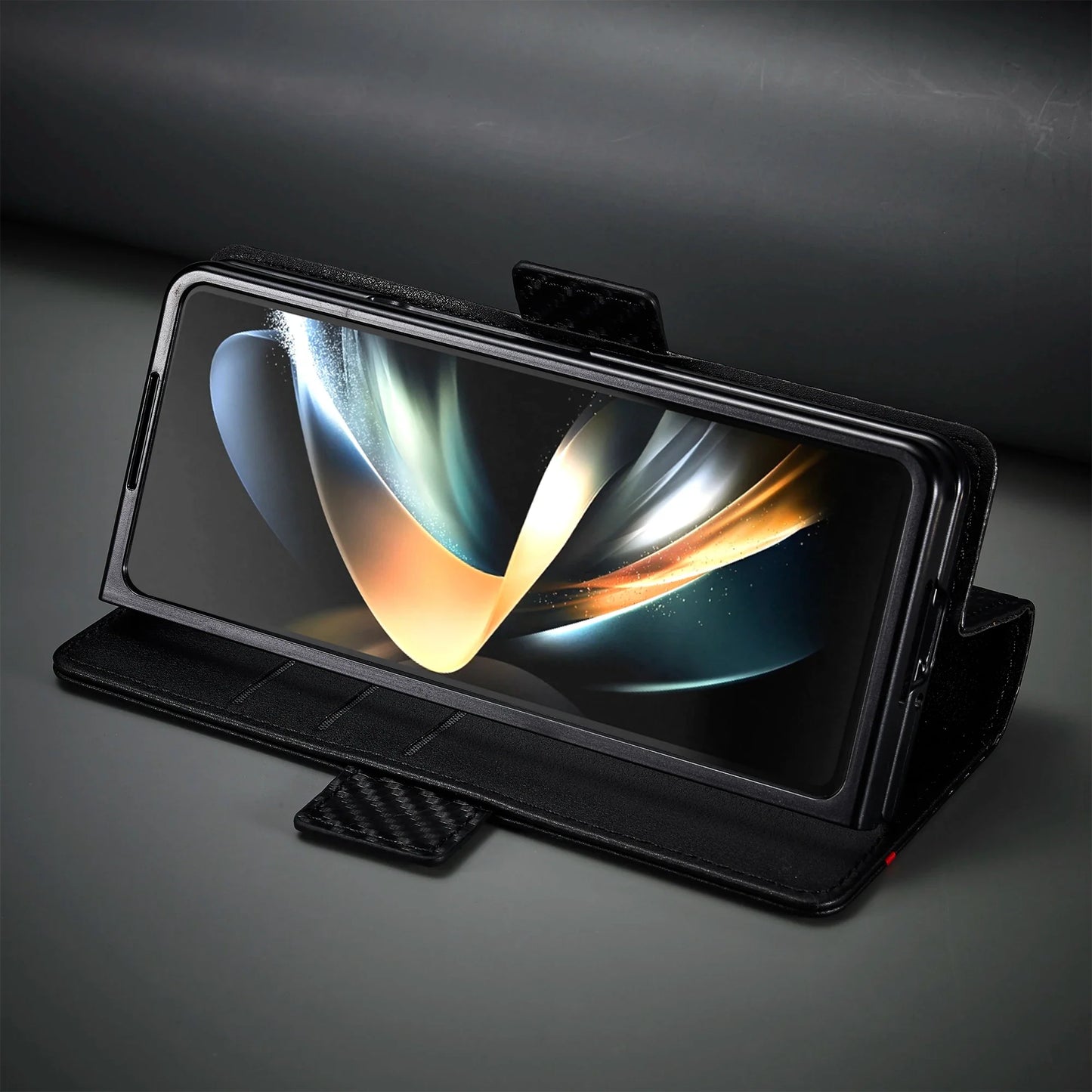Samsung Z Fold Carbon Fiber Wallet Case