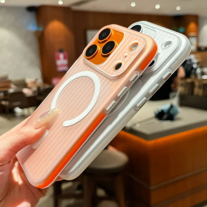 iPhone Matte Stripes Magsafe Case