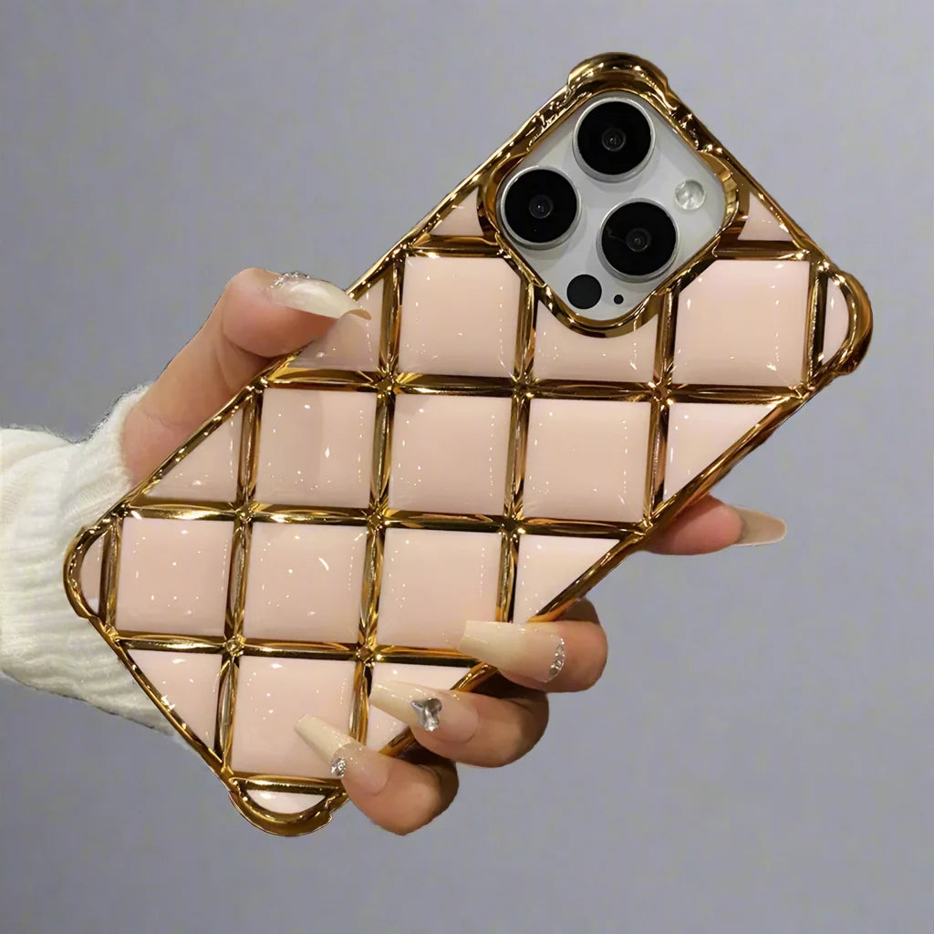 iPhone Case With Diamond Plating