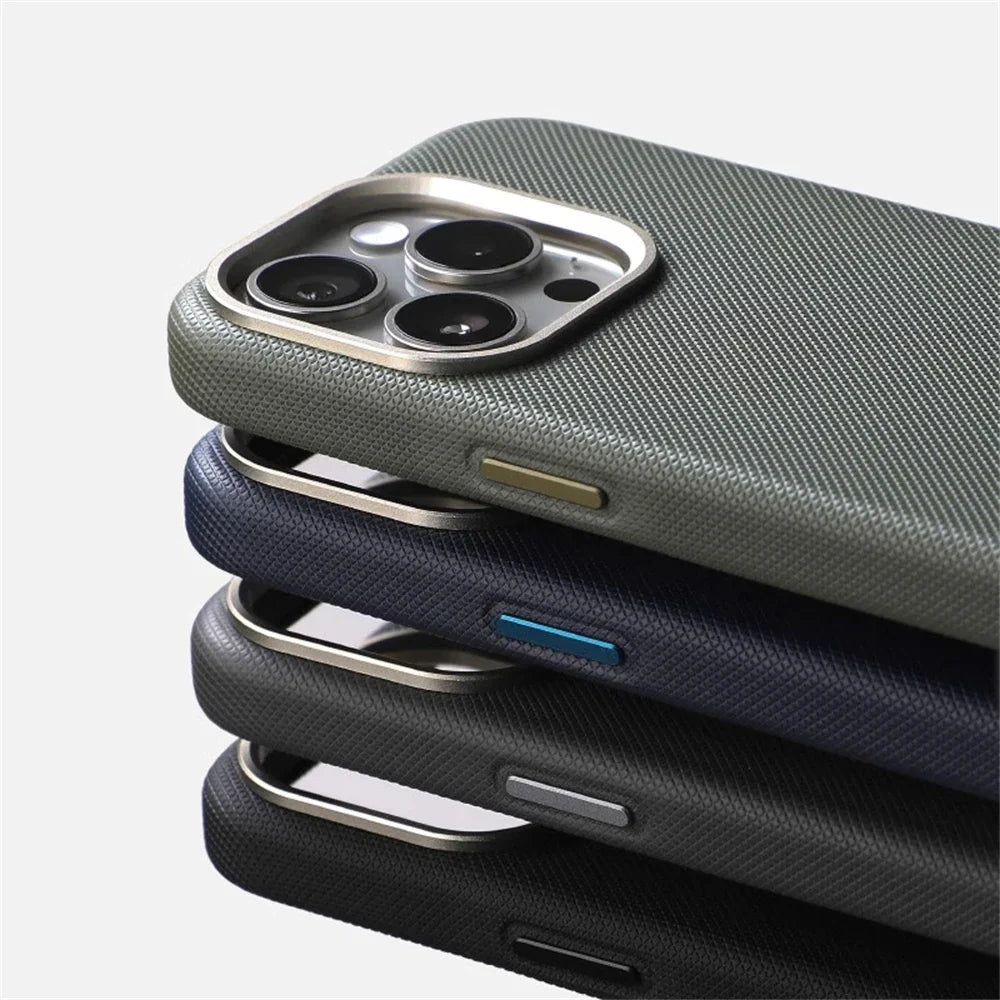 MagSafe PU Leather iPhone Case