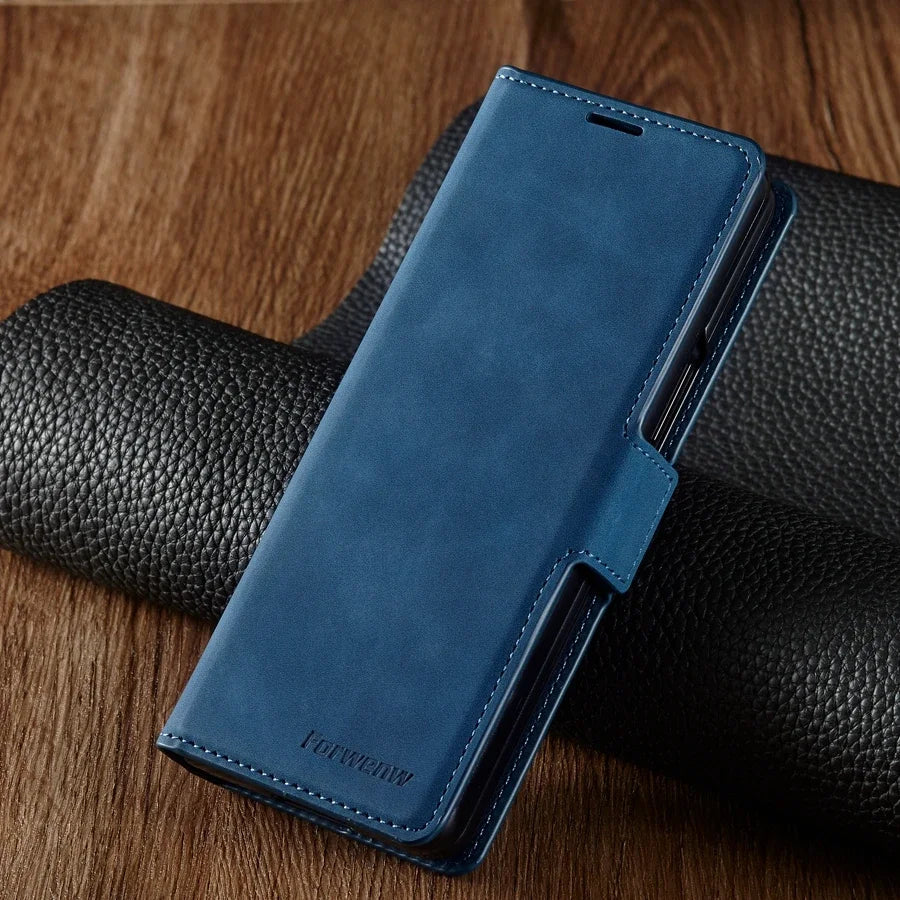 PU Leather Samsung Z Fold Wallet Case