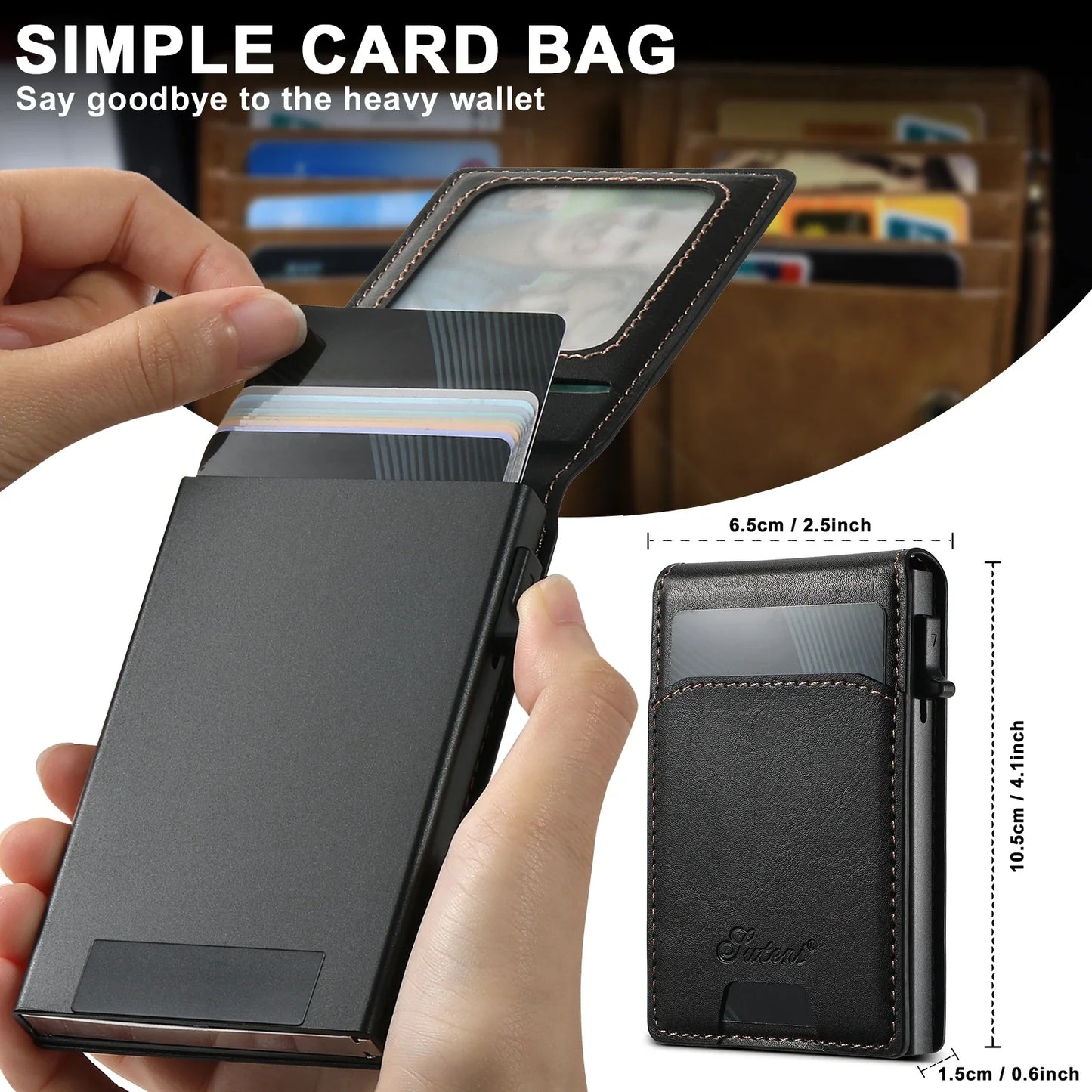 Detachable iPhone MagSafe Wallet Case