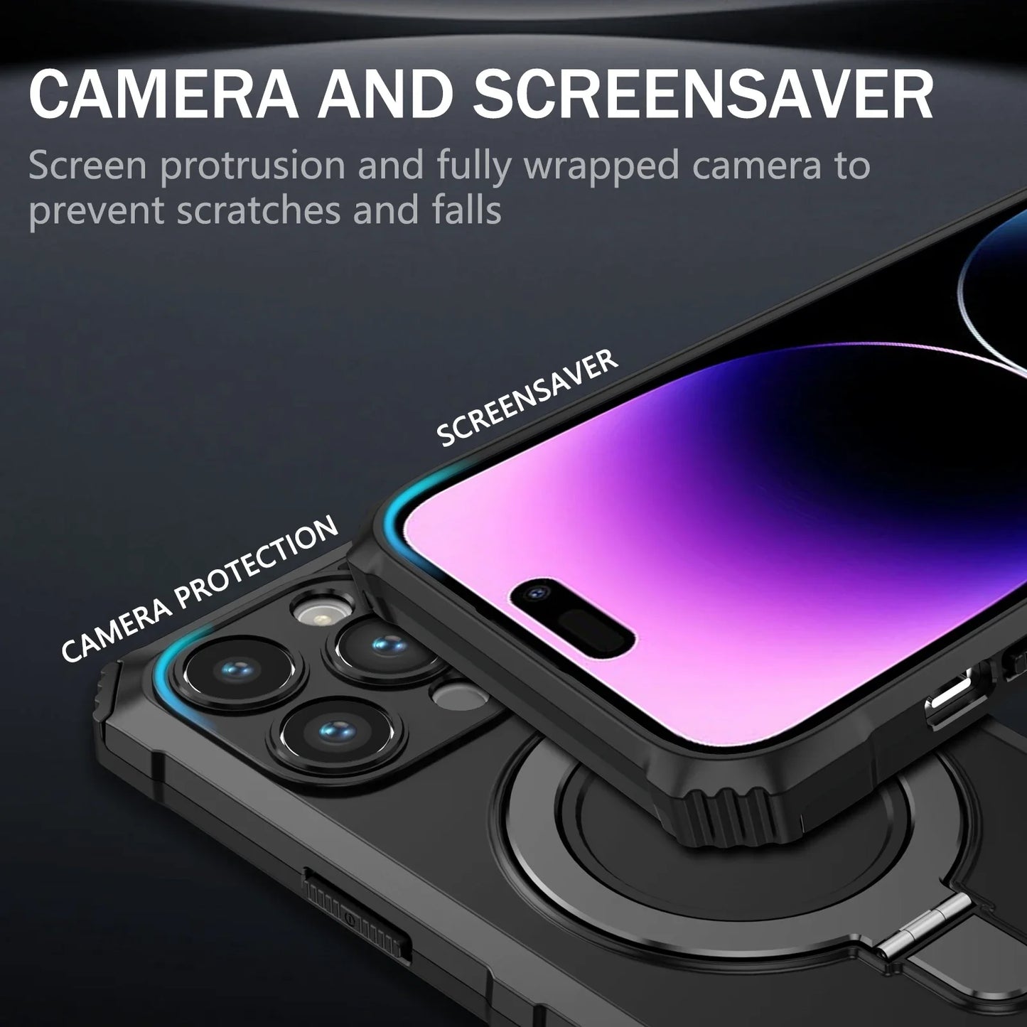 iPhone 16/15 MagSafe Ringholder Case