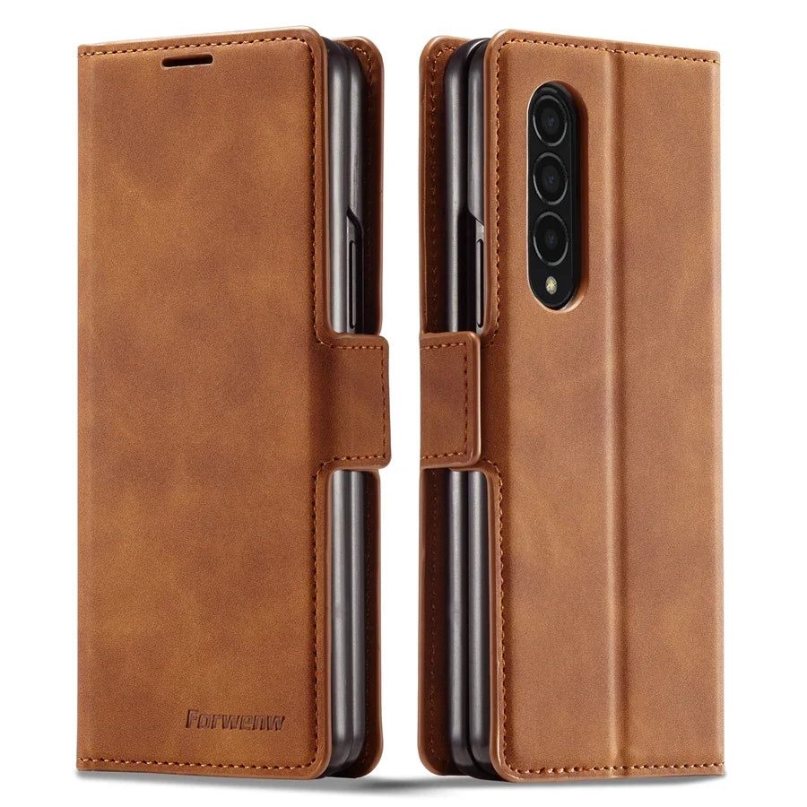PU Leather Samsung Z Fold Wallet Case