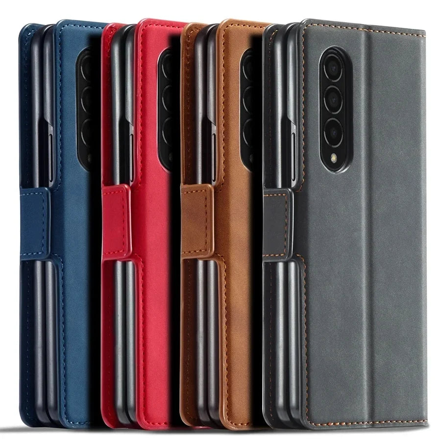 PU Leather Samsung Z Fold Wallet Case