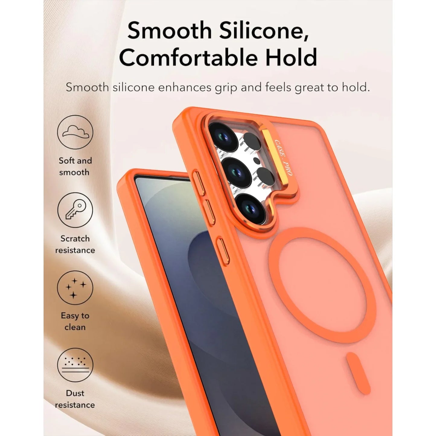 Samsung Shockproof Case With Lens Protection Stand