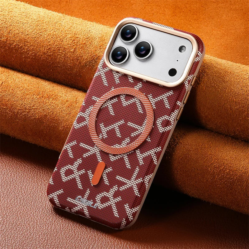 MagSafe iPhone PU Leather Case