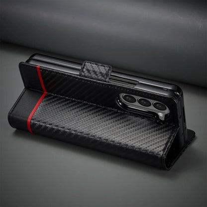 Samsung Z Fold Carbon Fiber Wallet Case