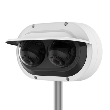 Hanwha Wisenet HV-SBV-215WCW White Weather Cap for PNM Series Multi-Directional Dome Cameras