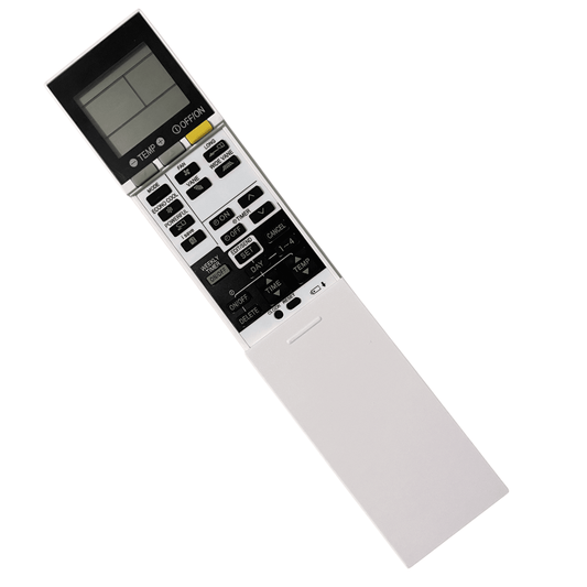 Air conditioner replacement remote control with full button keypad and LCD screen