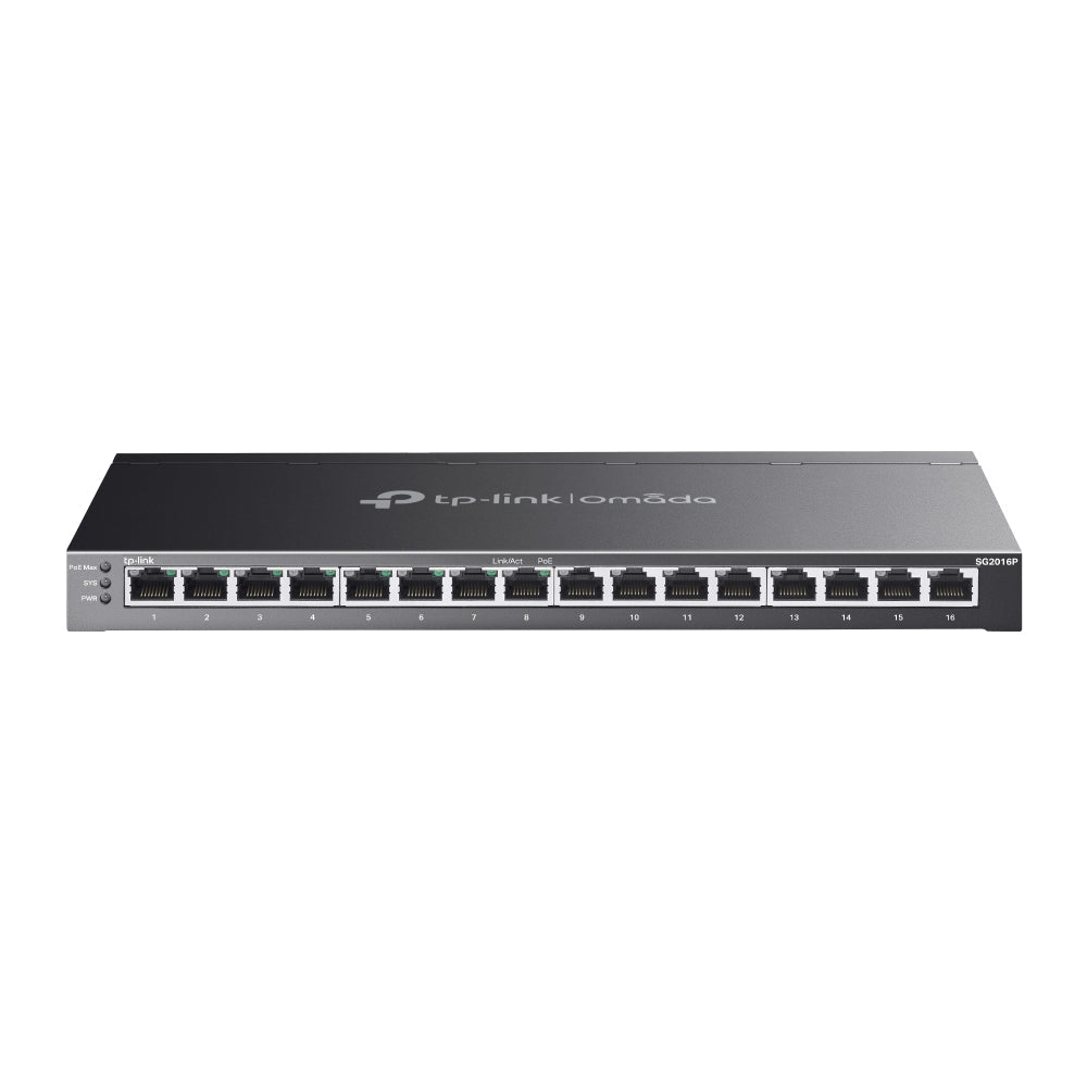 TP-Link SG2016P – Omada 16-Port Gigabit Smart Managed PoE+ Switch
