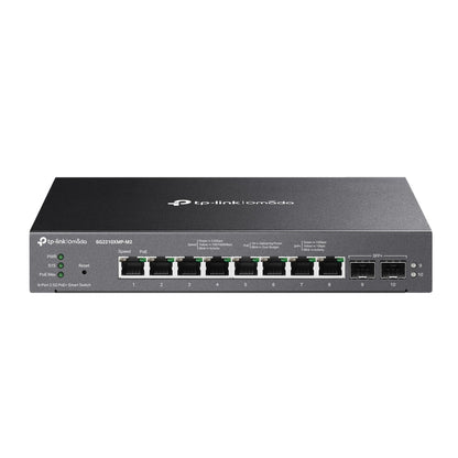 TP-Link SG2210XMP-M2 – Omada 8-Port 2.5GBASE-T and 2× 10GE SFP+ Smart Managed PoE+ Switch