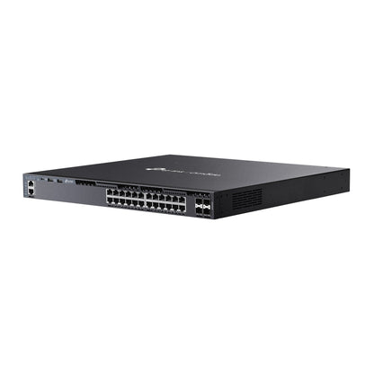TP-Link Omada SG6428XHP 24-Port Gigabit Stackable L3 Managed PoE+ Switch with 4× 10G Slots — High-Performance, Cloud-Managed Power for Enterprise Networks