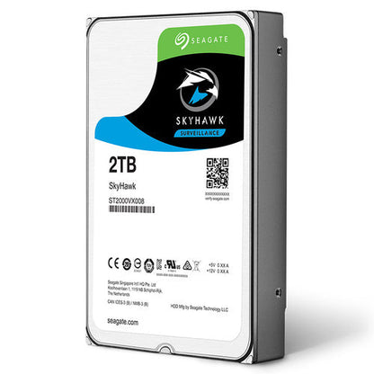 Seagate SkyHawk 2TB Surveillance Hard Drive – 3.5" SATA 6Gb/s, ImagePerfect™, 256MB Cache, Rescue Data Recovery, ST2000VX017 for CCTV