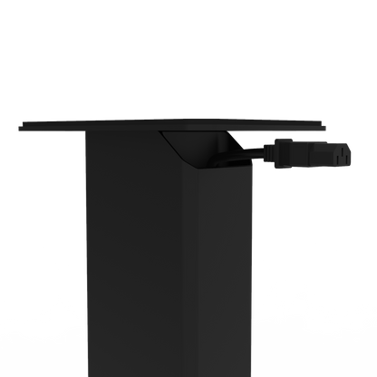 Kanto SX22 22" Tall Fillable Speaker Stands with Isolation Feet - Pair, Black