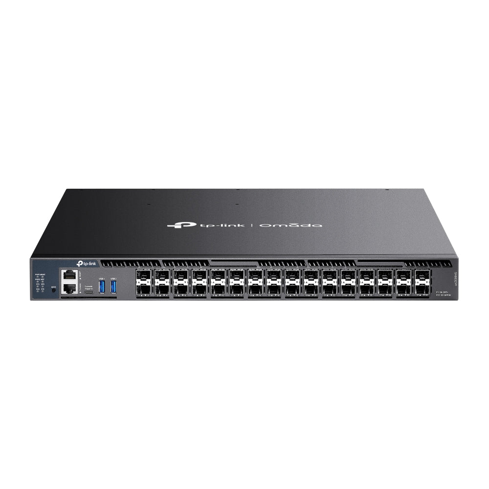 TP-Link Omada SX6632YF 26-Port 10G L3 Managed Aggregation Switch with 6× 25G SFP28 Slots – High-Capacity, Cloud-Managed, Stackable