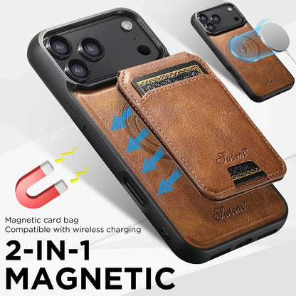 Faux Leather iPhone Cardholder Case