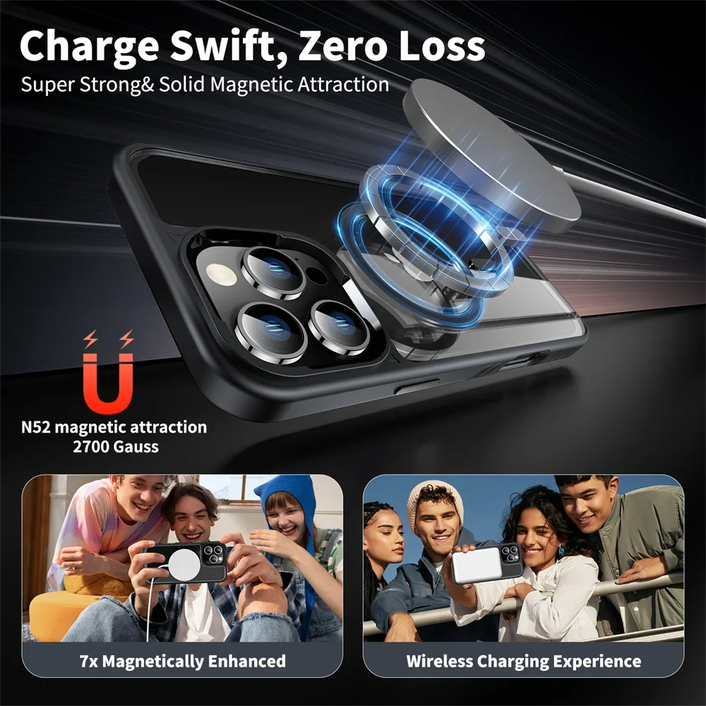 Shockproof iPhone MagSafe Clear Case