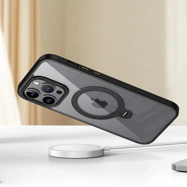 Shockproof iPhone MagSafe Ring Holder Case