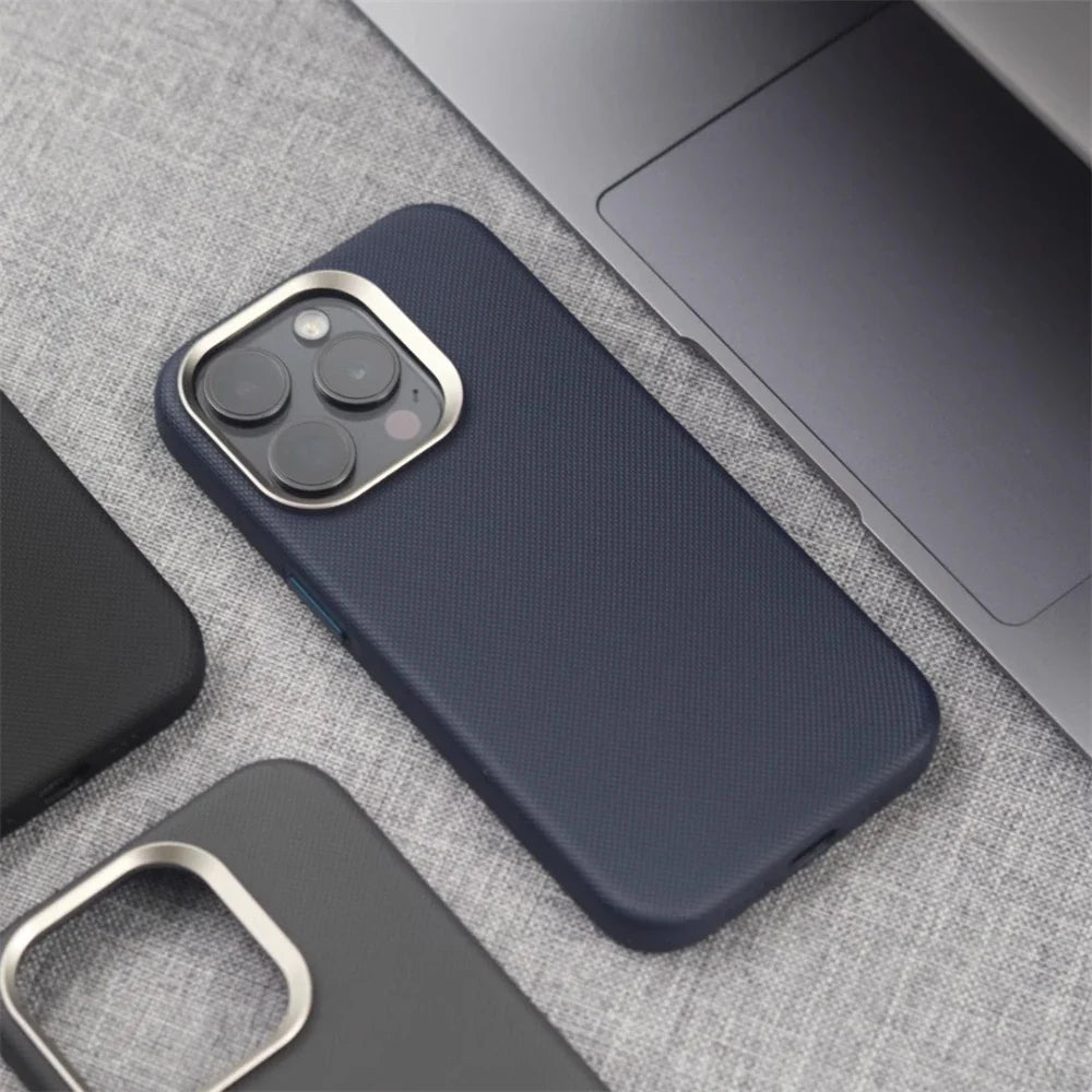 MagSafe PU Leather iPhone Case