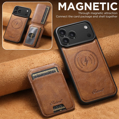 Faux Leather iPhone Cardholder Case