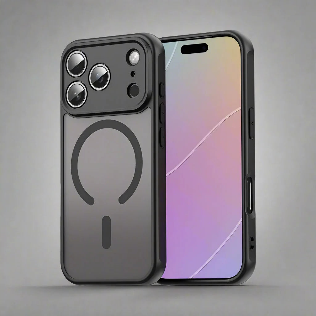 iPhone 17 Shockproof Matte Translucent Case