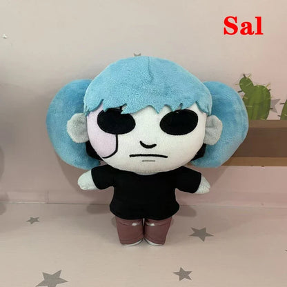 Psychological Thriller Game Character Sally M, Todd M, Larry J ,Bandage Kid, Ash C. Plushies Room 402 Paranormal Mystery Plushies 20cm