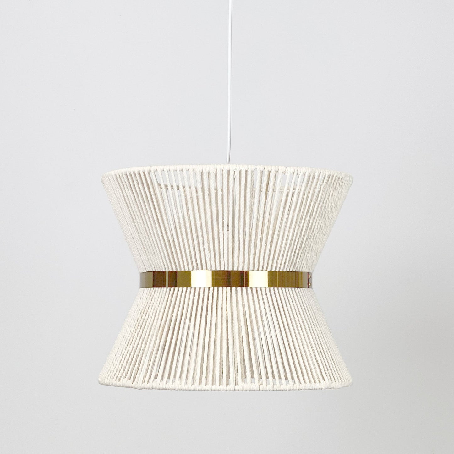 Samara Rope Pendant Light - White