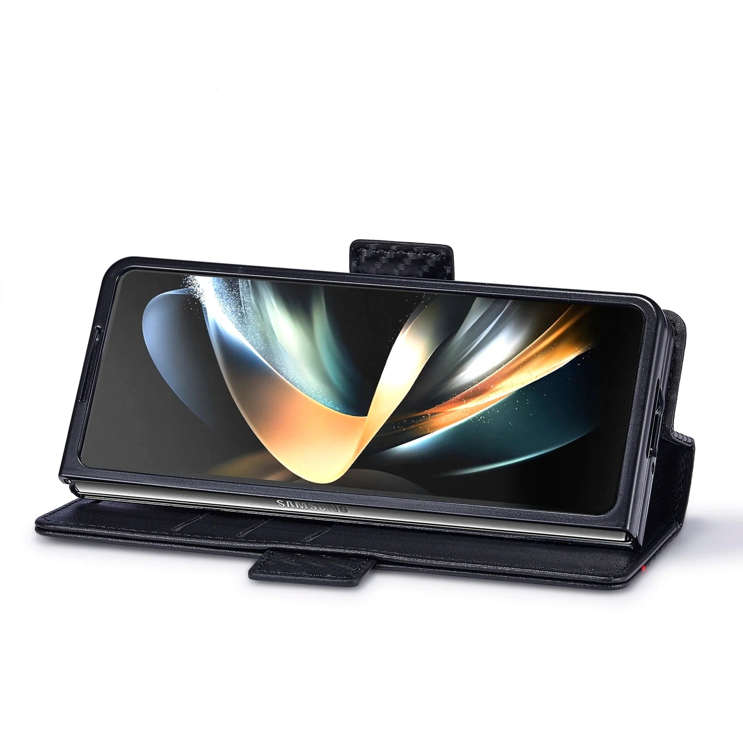 Samsung Z Fold Carbon Fiber Wallet Case