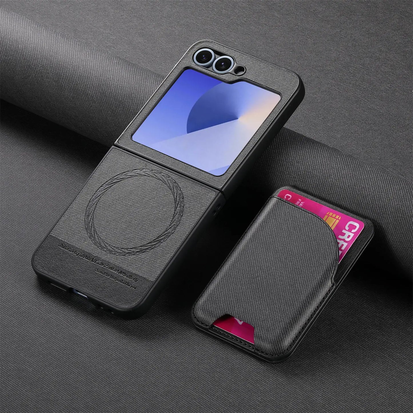 Samsung Z Flip Detachable Wallet Case