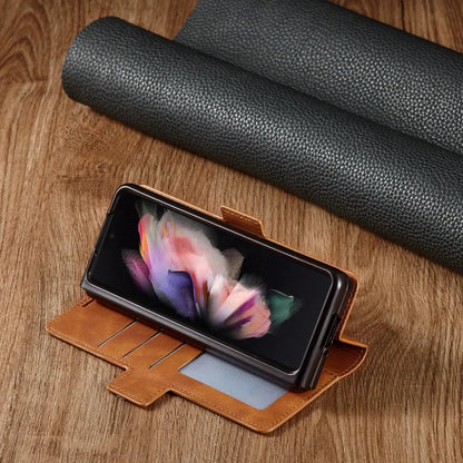 PU Leather Samsung Z Fold Wallet Case