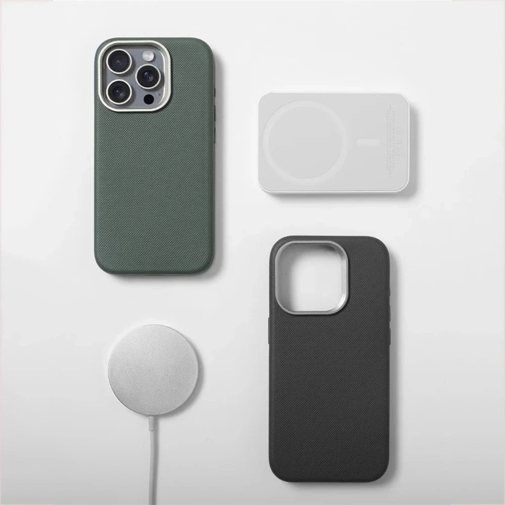 MagSafe PU Leather iPhone Case