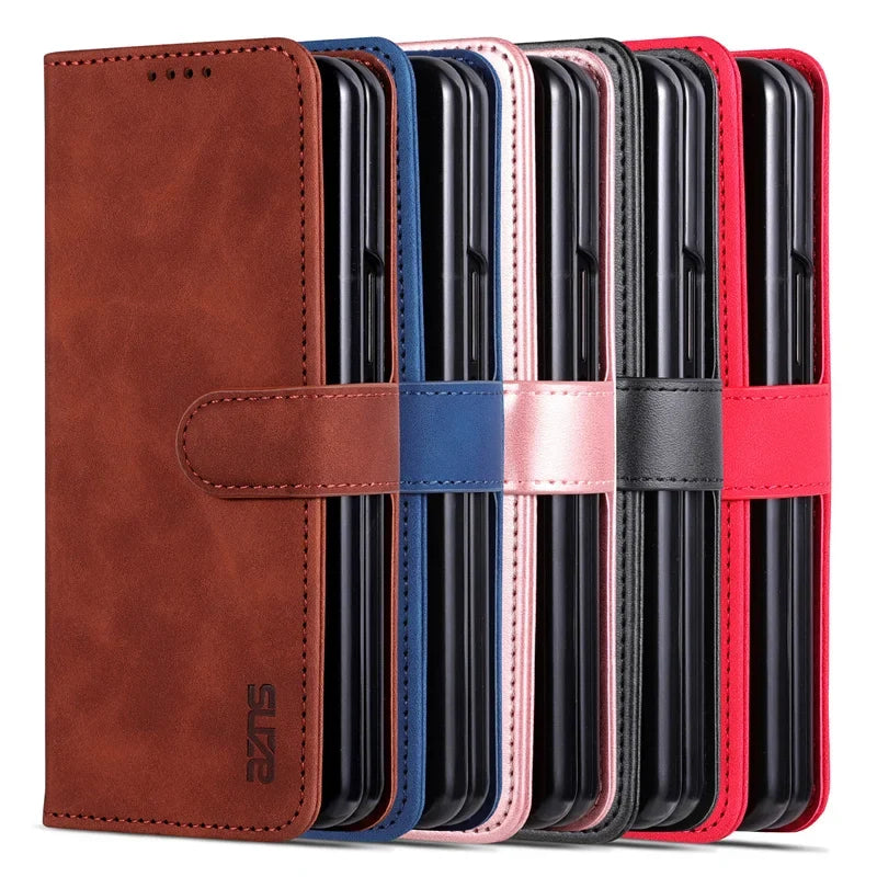 Samsung Z Fold Leather Wallet Case