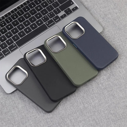 MagSafe PU Leather iPhone Case