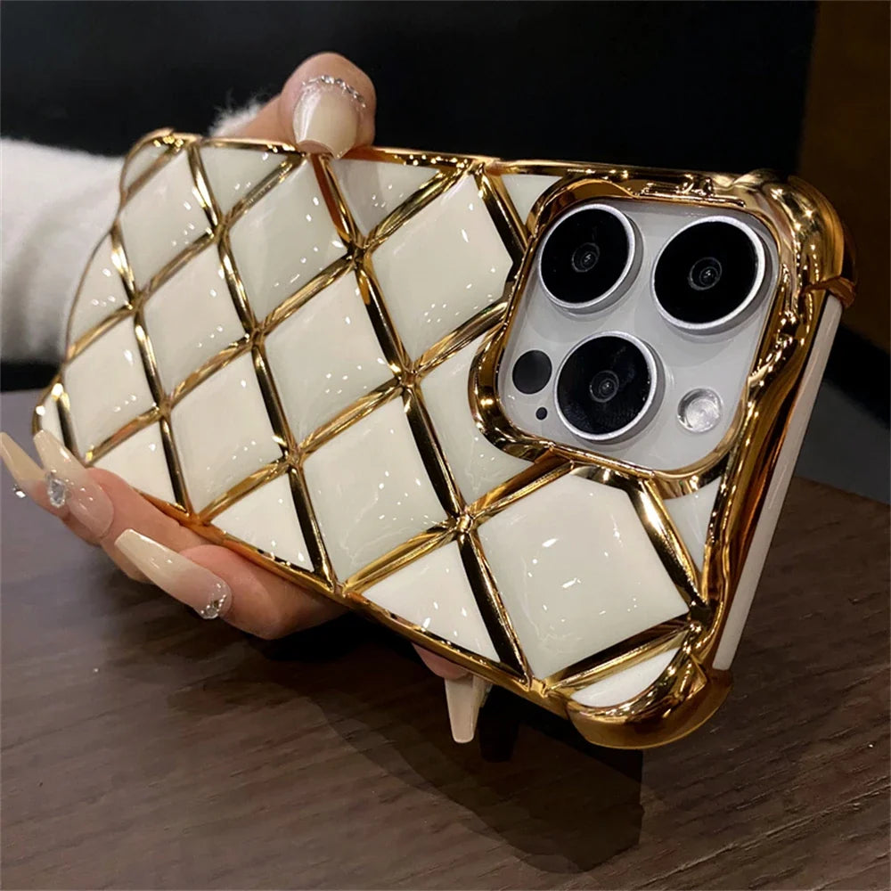 iPhone Case With Diamond Plating