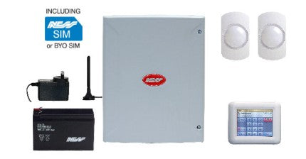 Ness D8XCEL 4G Alarm Kit with Navigator Touchscreen Keypad & Guardall GP15 PIR Sensors – SKU: K-9412