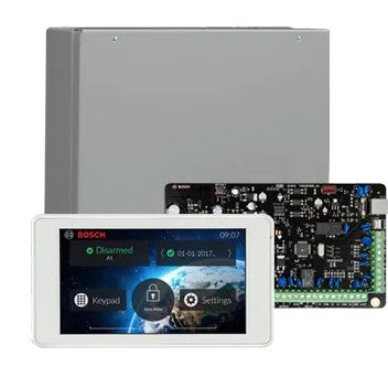 BOSCH Solution 2000 Alarm Kit with 5" Touchscreen Keypad & Siren Kit – ICP-SOL2-P Security System | Part No. K2000-ND-TS5