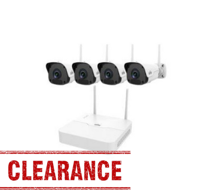 Uniview 4-Channel Wi-Fi CCTV Kit with 4 x 2MP Bullet Cameras + 1TB HDD – KIT/301-04LB-W/4*2122SR3-F40W-D