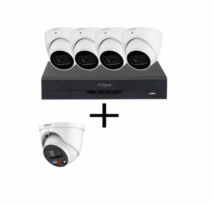 Dahua 8MP DH-IPC-HDW3866EMP-S-AUS Kit (NO HDD)  With TiOC Camera DH-IPC-HDW3649H-AS-PV-ANZ,  DHI-NVR4104HS-P-AI/ANZ, NVR4108HS-8P-AI/ANZ