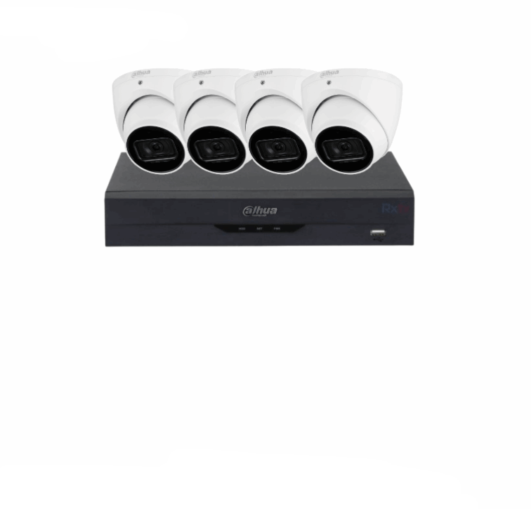 Dahua 8MP DH-IPC-HDW3866EMP-S-AUS Kit (NO HDD)  With TiOC Camera DH-IPC-HDW3649H-AS-PV-ANZ,  DHI-NVR4104HS-P-AI/ANZ, NVR4108HS-8P-AI/ANZ
