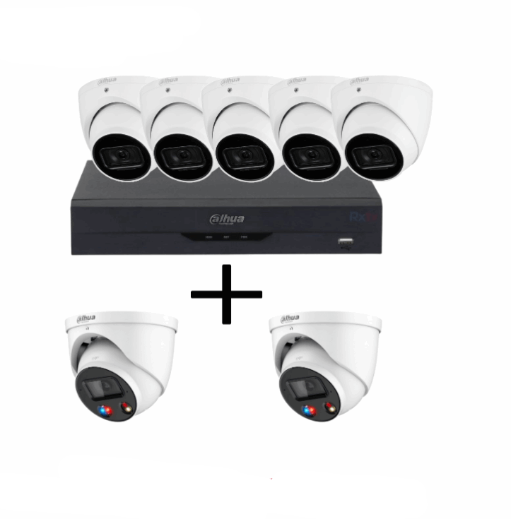 Dahua 8MP DH-IPC-HDW3866EMP-S-AUS Kit (NO HDD)  With TiOC Camera DH-IPC-HDW3649H-AS-PV-ANZ,  DHI-NVR4104HS-P-AI/ANZ, NVR4108HS-8P-AI/ANZ